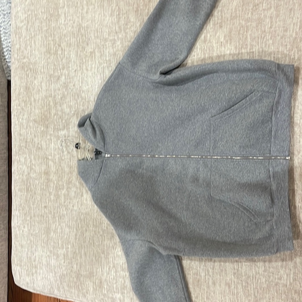 Zaful Brand New Extra Large Grey Zip Up'